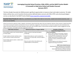 January 2017 - National Association of School Psychologists