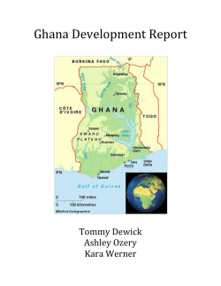 Ghana Development Report