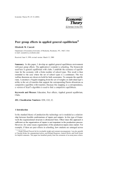 Peer group effects in applied general equilibrium