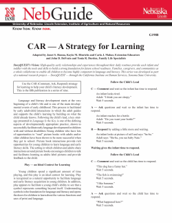 CAR — A Strategy for Learning - University of Nebraska–Lincoln