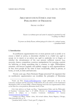 Austrian Economics&mdash;The Ultimate Achievement of an Intellectual