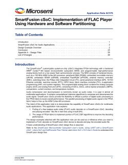 Implementation of FLAC Player Using Hardware and