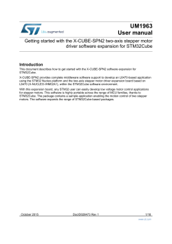 Getting started with the X-CUBE-SPN2 two