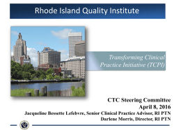 RIQI Service Offerings Including TCPI