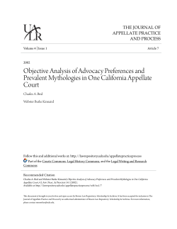 Objective Analysis of Advocacy Preferences and Prevalent