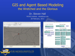 GIS and Agent Based Modeling