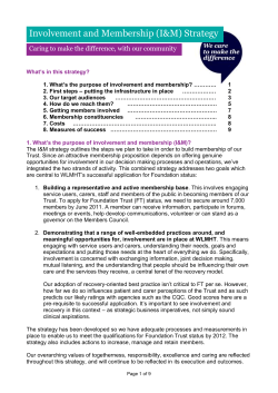 Unit/Department name - West London Mental Health Trust