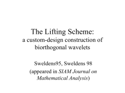 Lifting Scheme