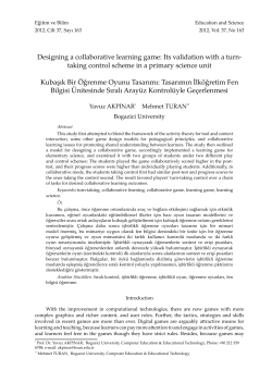 Designing a collaborative learning game