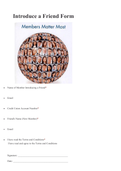 Introduce a Friend Form