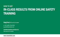 in-class results from online safety training