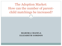 How can matchings be increased in the adoption market?