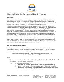 Liquefied Natural Gas Environmental Incentive Program
