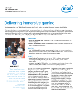 Intel ESS Game Developers case study