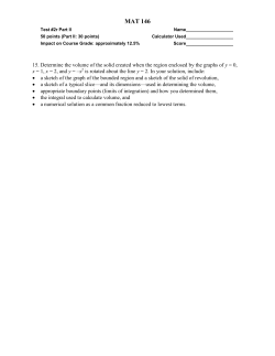 For your solutions to problems (15) and (16) below, include: