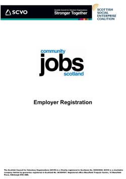 Community Jobs Scotland - Social Enterprise Scotland