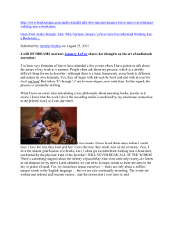 Submitted by Jennifer Rubins on August 25, 2015 LAIR OF