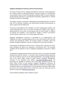 Philosophy - (SMU) | School of Social Sciences