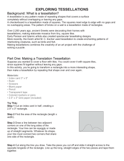 exploring tessellations