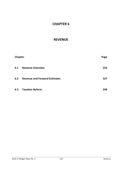 2016-17 ACT Budget chapter 6