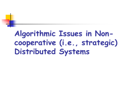Algorithmic Mechanism Design