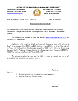 Open / Save File - Bodoland University