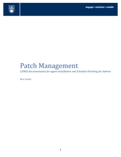 Patch Management - UBC IT - University of British Columbia