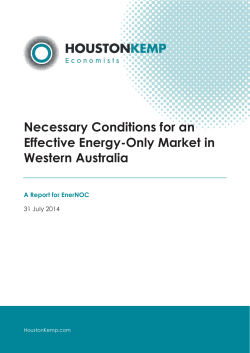 Necessary Conditions for an Effective Energy
