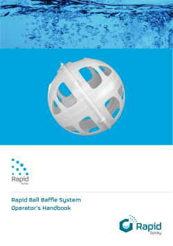 Ball Baffle System Handbook