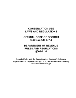 conservation use assessment of agricultural property law