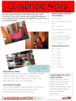 Limbrick News - Limbrick Wood Primary School