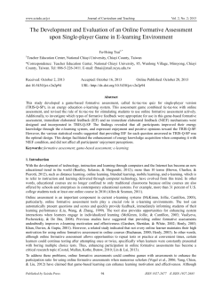 The Development and Evaluation of an Online
