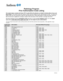 NIA Claim Resolution Matrix