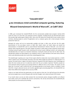 intendiX-SOCI - Guger Technologies