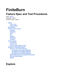 FRR-12 FiniteBurn