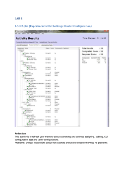 LAB 1 1.5.3.2.pka (Experiment with Challenge Router Configuration)
