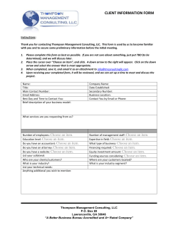 to our Client Information Form