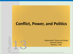 Rational versus Political Model