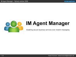 IM Agent Manager