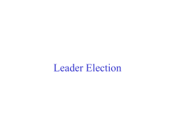 Leader Election - UT Computer Science