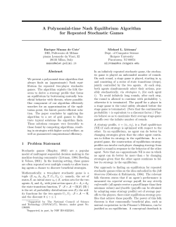 A Polynomial-time Nash Equilibrium Algorithm for Repeated