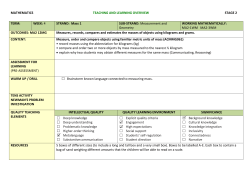 MASS - Stage 2 - Plan 4 - Glenmore Park Learning Alliance