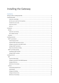 Installing OpenHAB