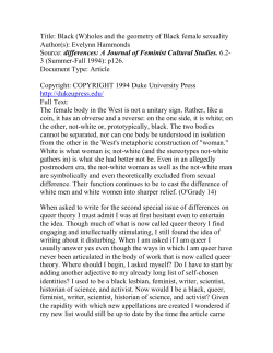 HammondsBlack(W)holes