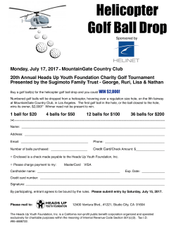 Helicopter Golf Ball Drop Form