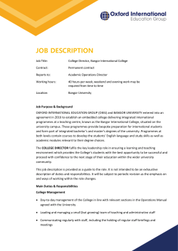 job description - Jobs