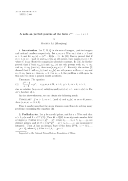 A note on perfect powers of the form xm&minus;1 + + x + 1