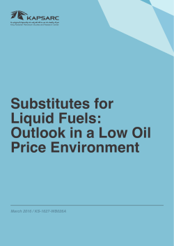 Substitutes for Liquid Fuels: Outlook in a Low Oil Price