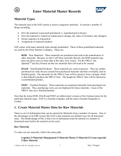 Customer Order Process in SAP R/3