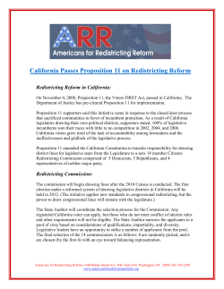 ARR Prop 11 Fact Sheet